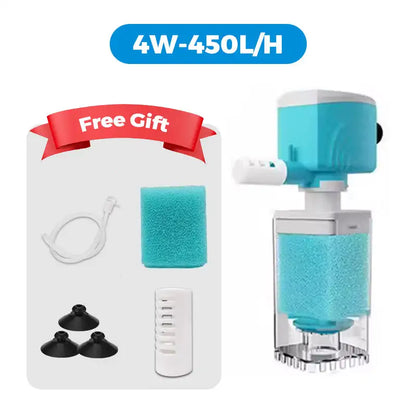 Multi-functional Aquarium Sponge Filter and Water Pump