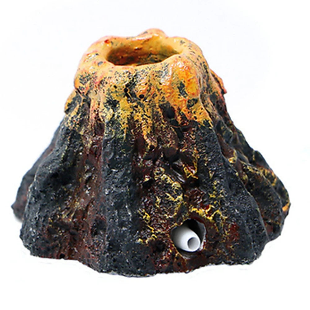 Volcano Shaped Air Bubble Stone for Fish Tank Decoration