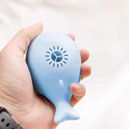 Electric Whale Cat Toy with Fan and Teaser Function