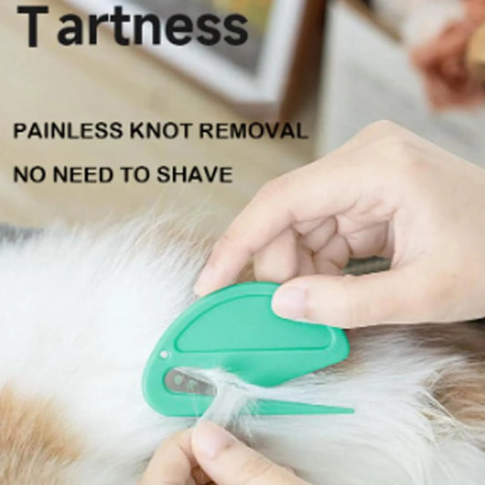 5-Pack Pet Knot Cutter Tool for Cat Grooming and De-tangling