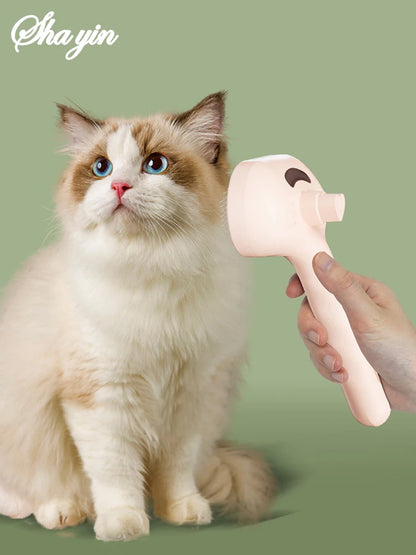 Steam Spray Grooming Brush for Dogs