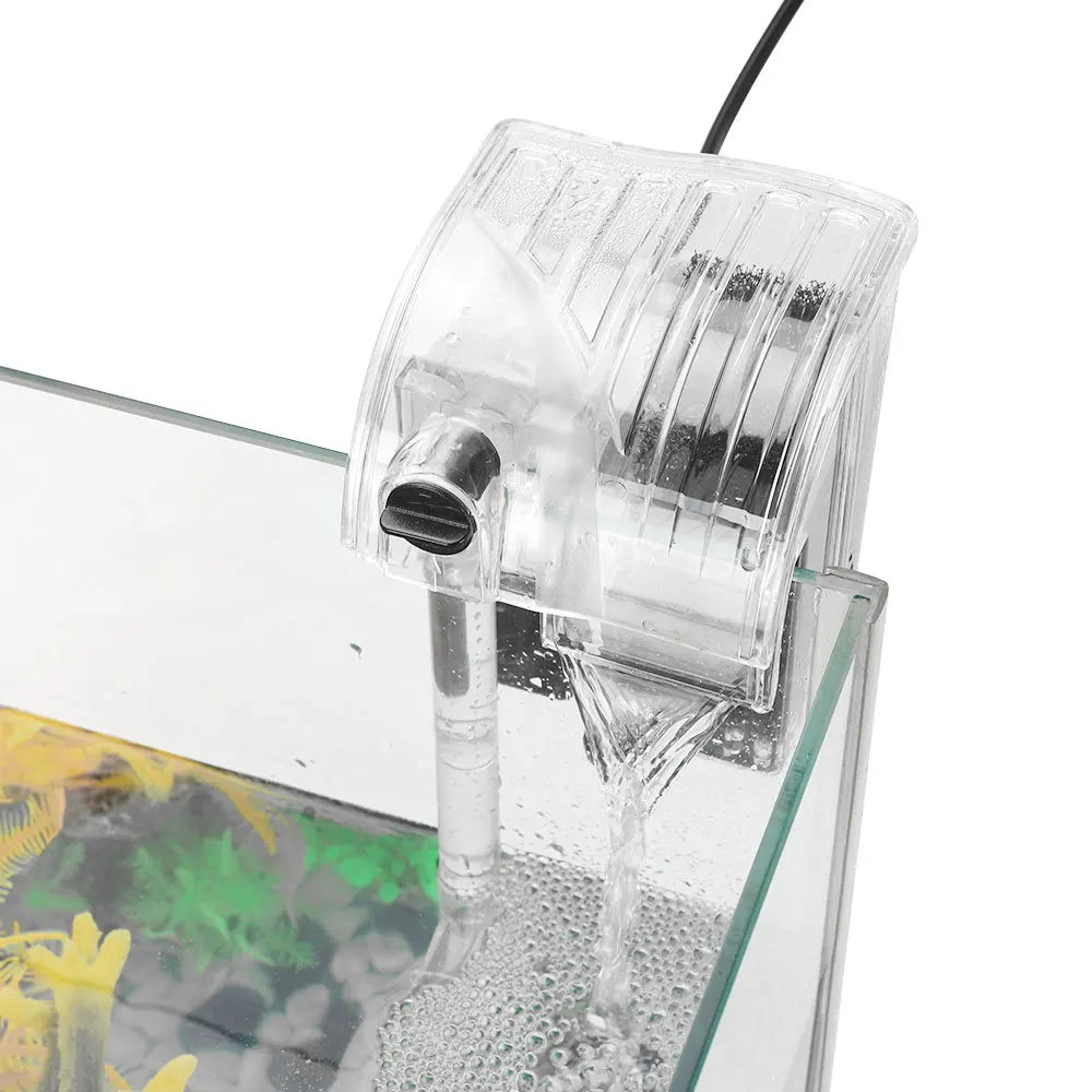3.5W External Hang-On Aquarium Filter with Oxygen Pump