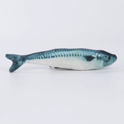 Plush 3D Fish Cat Toy with Catnip for Interactive Play