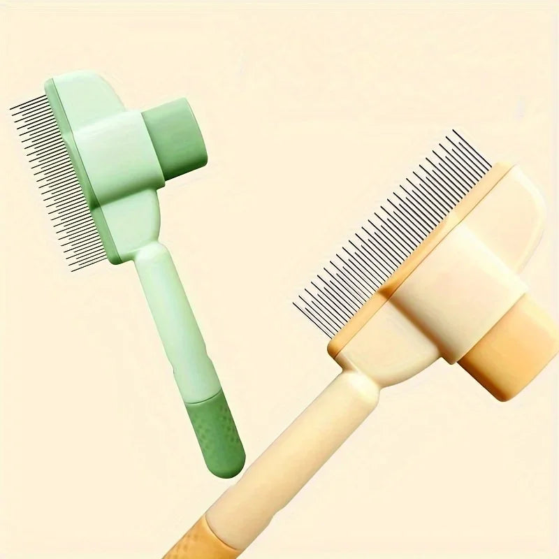 Self-Cleaning Pet Grooming Comb for Dogs & Cats