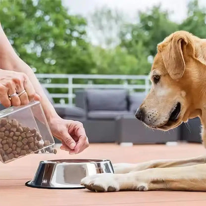 Large Steel Pet Feeding Bowl for Cats and Dogs