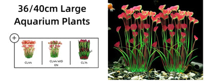 Artificial Aquarium Plants - 5/10pcs Decorative Seaweed Set
