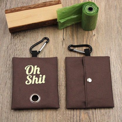 Portable Dog Poop Bag Dispenser for Outdoor Use