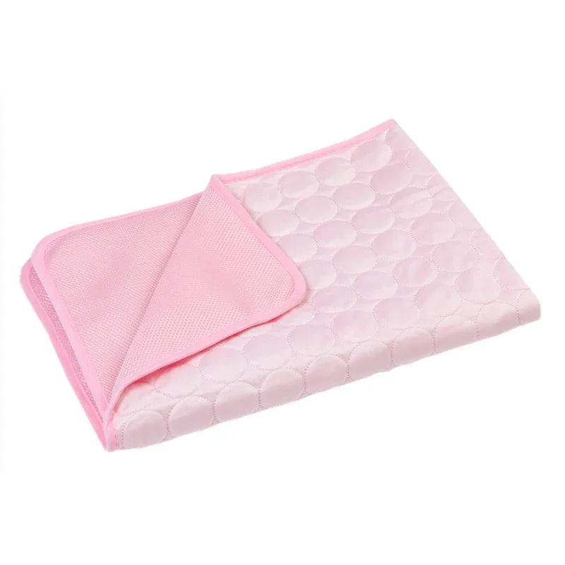 Breathable Cooling Mat for Cats and Puppies - Pet Bed Blanket