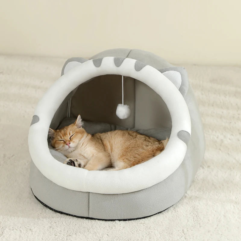 Warm Cat House and Dog Bed Tent for Cozy Sleeping