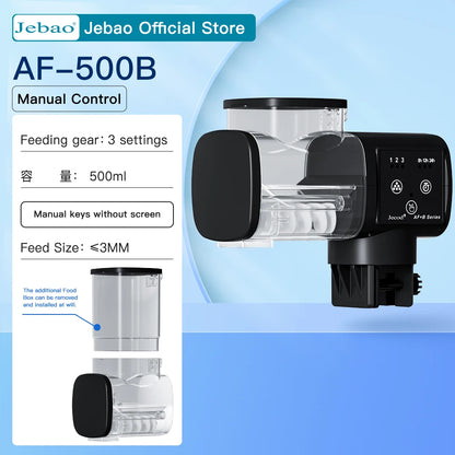 Automatic Fish Feeder with WiFi and Digital Timer Control