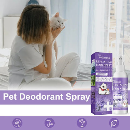 Lavender Oil Pet Deodorizer Spray for Dogs and Cats