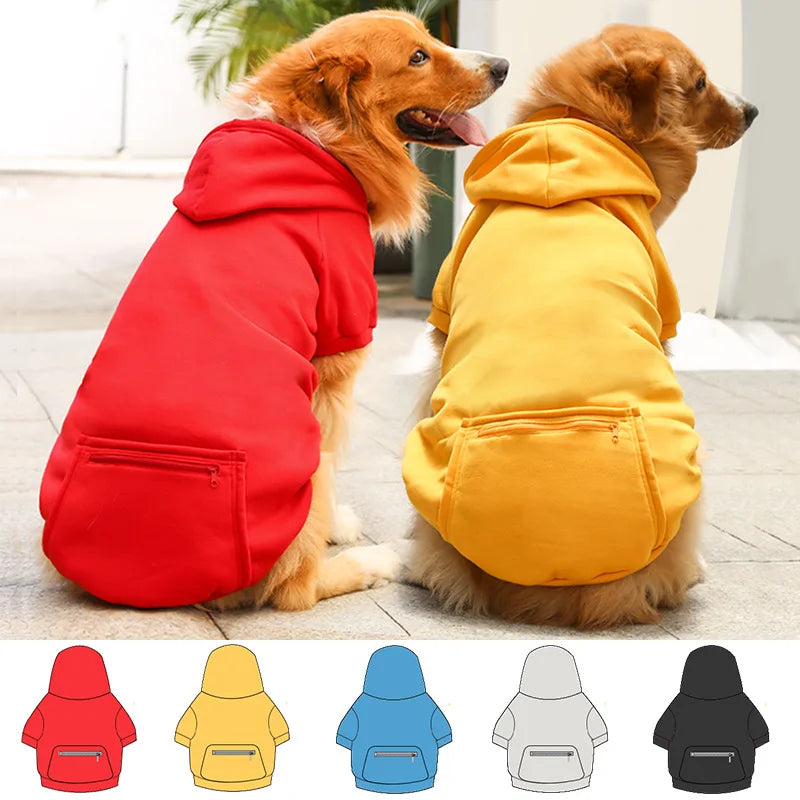 Reversible Plaid Dog Winter Coat for Cold Weather