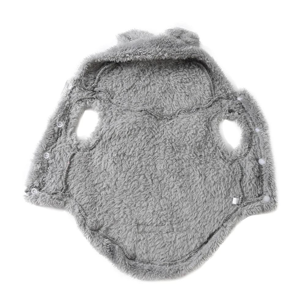 Fleece Hoodie for Small Dogs and Cats - Warm Winter Coat