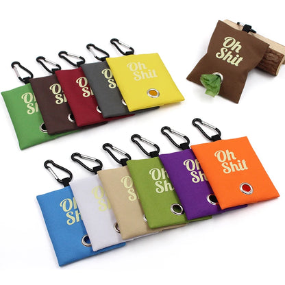 Portable Dog Poop Bag Dispenser for Outdoor Use