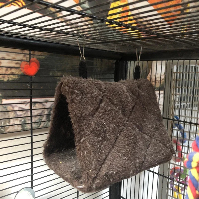 Warm Hammock Tent for Pet Birds - Cozy Sleeping Cave