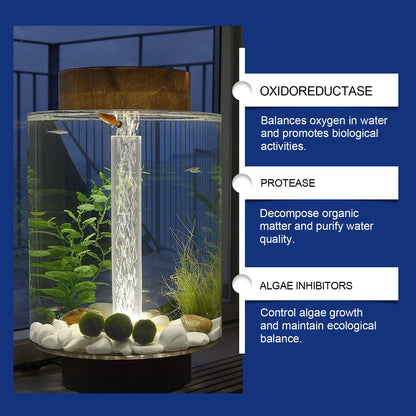 Aquarium Gravel Cleaner and Water Clarifier Solution