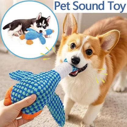 Plush Goose Chew Toy for Dogs - Dental Care and Fun