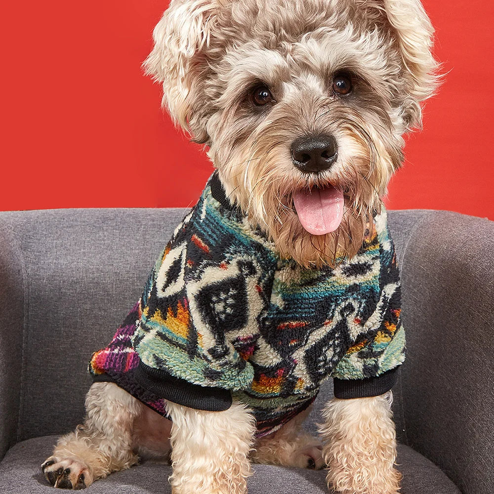 Small Dog Winter Hoodie Sweater for Poodle, Schnauzer, Bichon