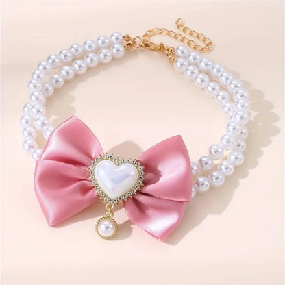 Heart Drop Pendant Collar for Small to Medium Dogs