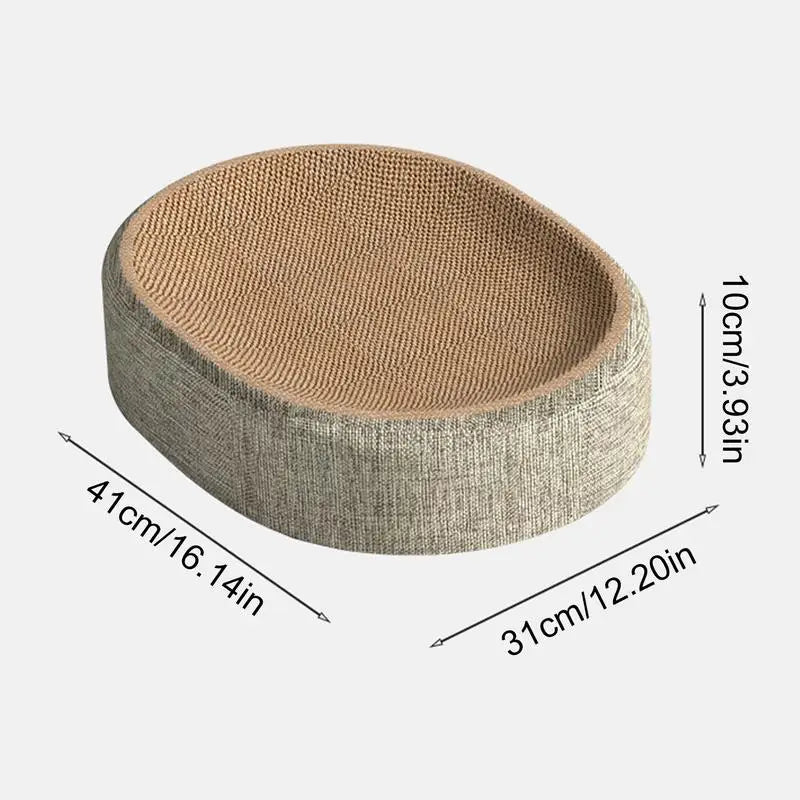 Oval Sisal Cat Scratching Pad and Sleeping Mat