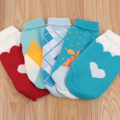 Winter Cat Sweater Vest for Sphynx and Small Cats