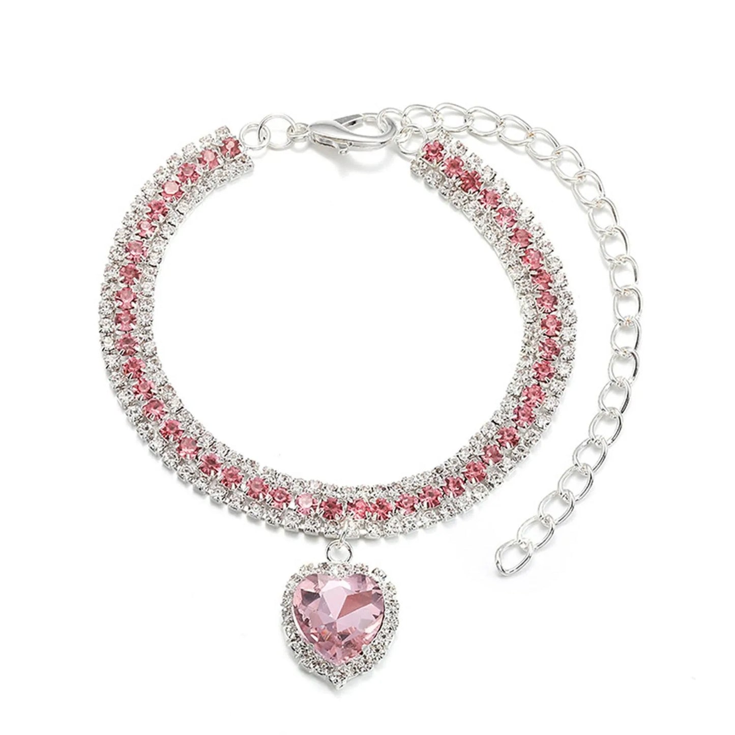 Rhinestone Crystal Pet Collar for Dogs and Cats