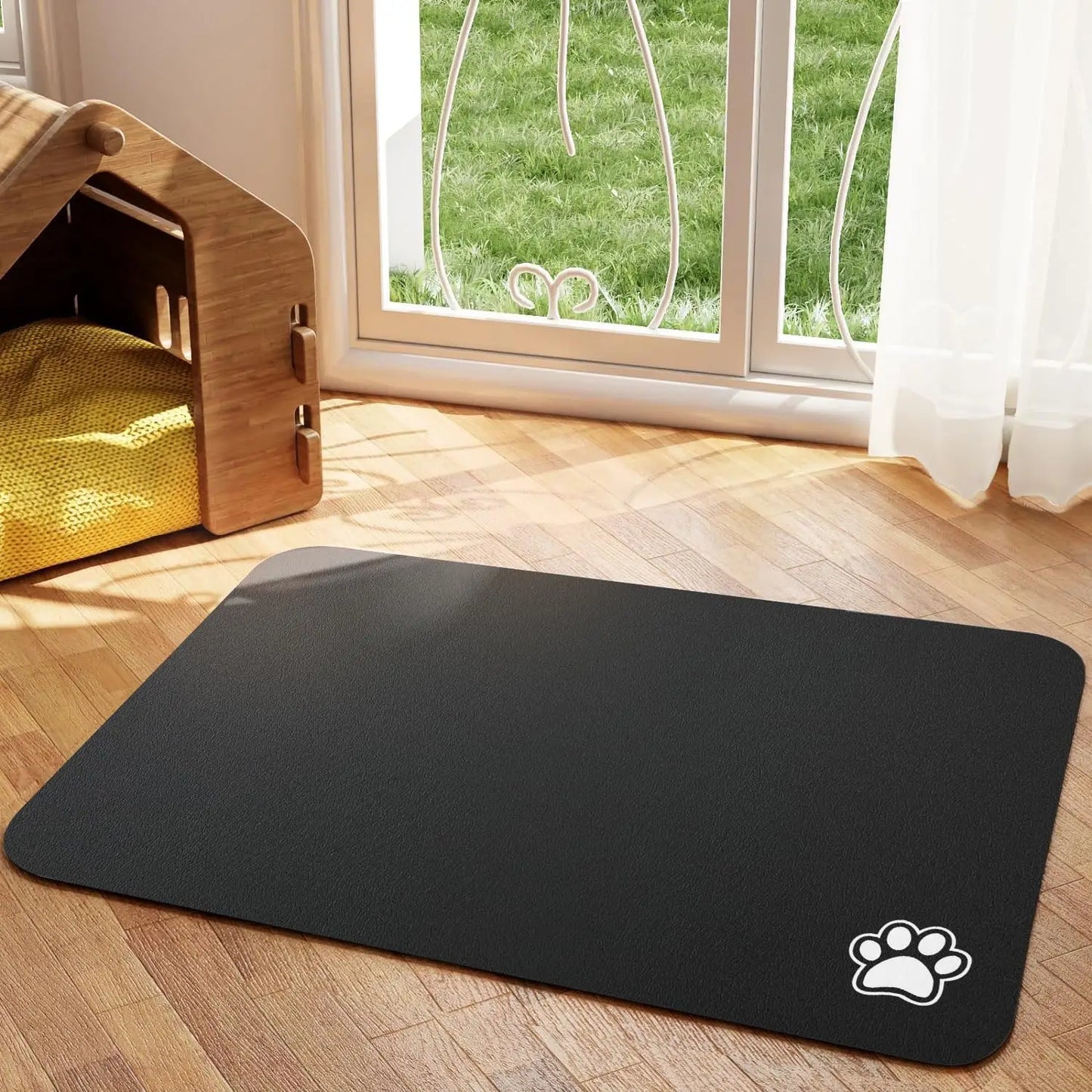 Absorbent Pet Feeding Mat for Dogs and Cats - Easy to Clean