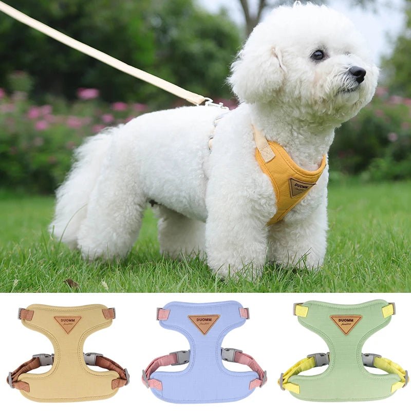 Adjustable Harness and Leash Set for Small Dogs and Cats