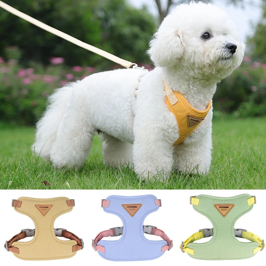 Adjustable Harness and Leash Set for Small Dogs and Cats