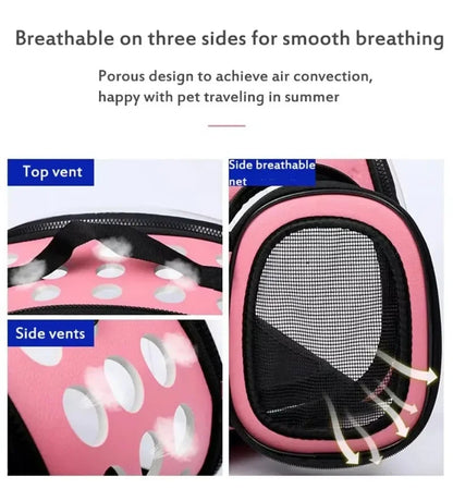 Breathable Pet Crossbody Bag for Outdoor Travel