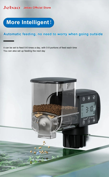 Automatic Fish Feeder with WiFi and Digital Timer Control