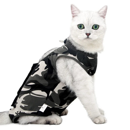 Cotton Recovery Suit for Male and Female Cats