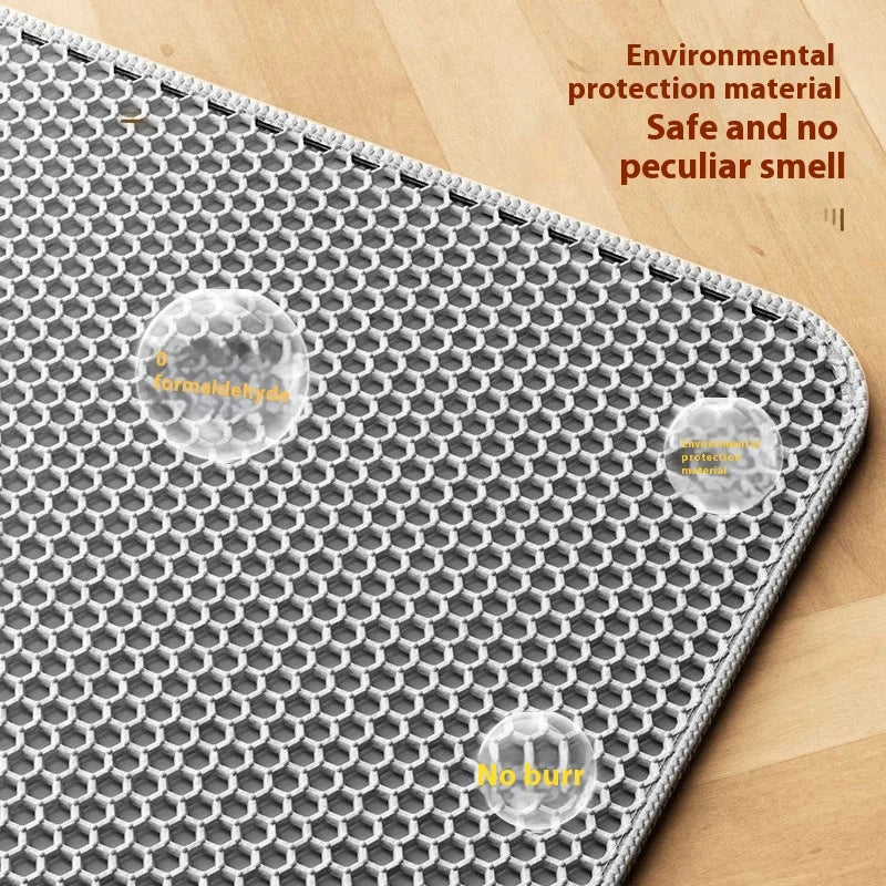 Extra Large Waterproof Cat Litter Mat - Non-Slip & Washable