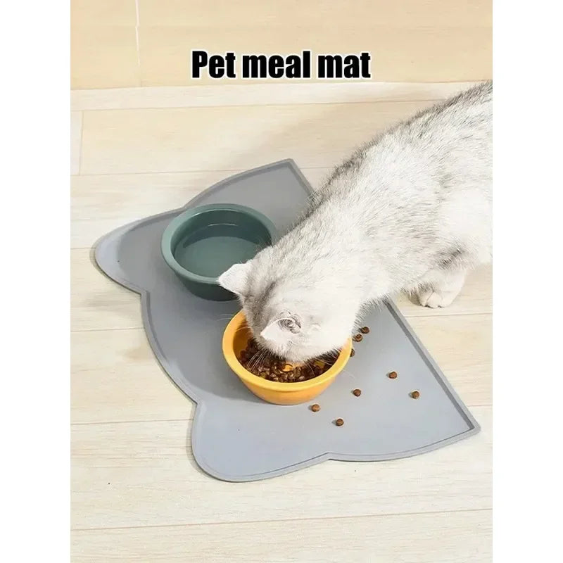 Non-Slip Silicone Pet Feeding Mat for Dogs and Cats