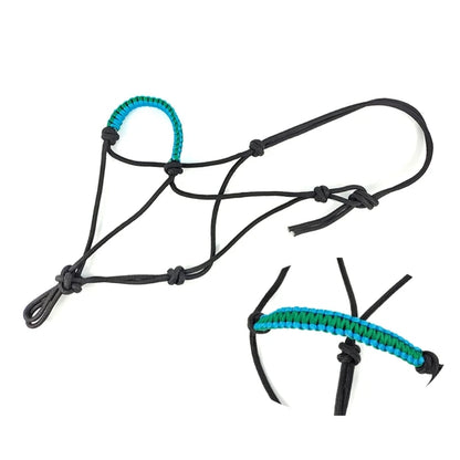Horse Training Headstall with Leading Rope and Halter