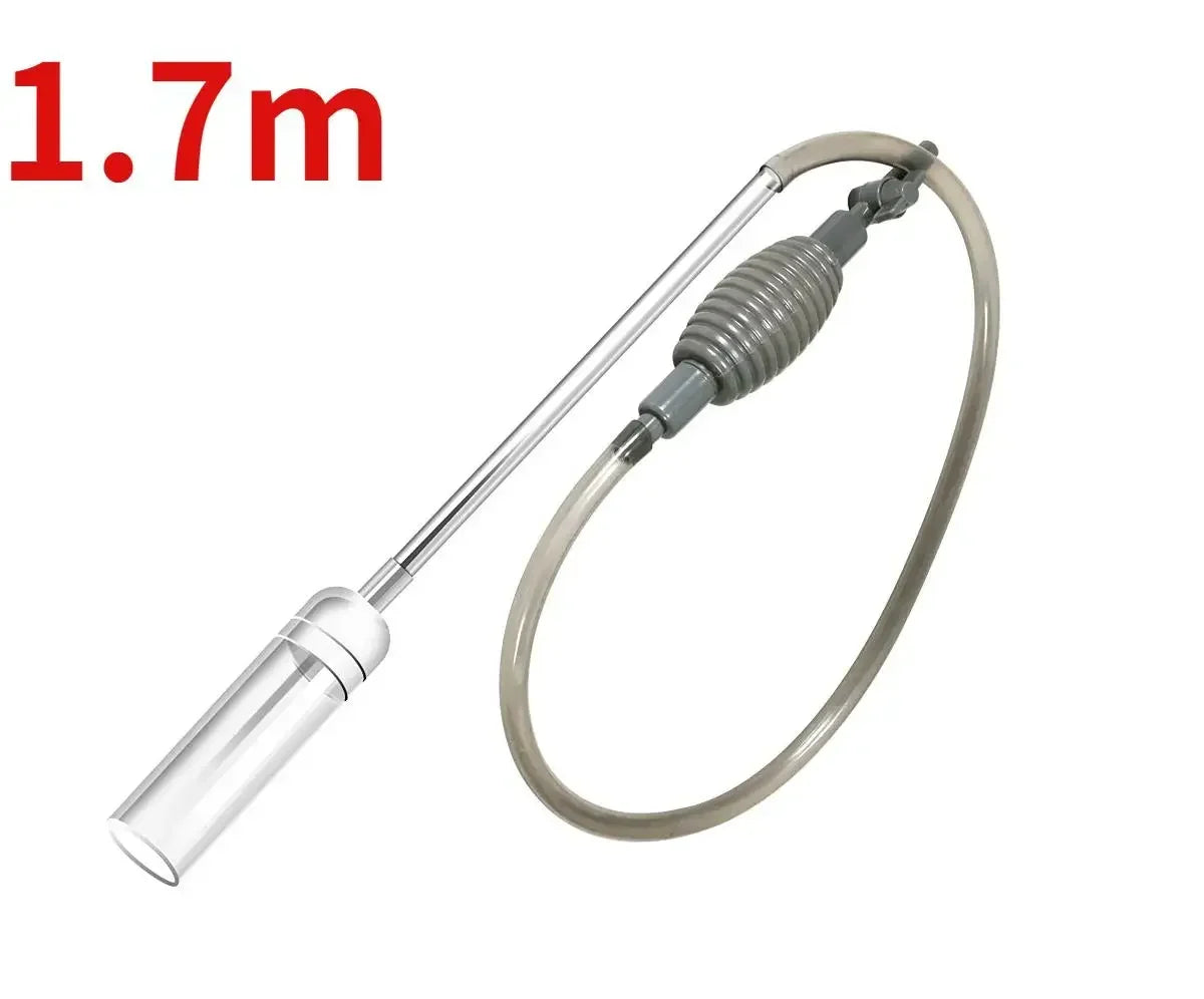 1.5m Handheld Aquarium Siphon Pump for Easy Water Changes