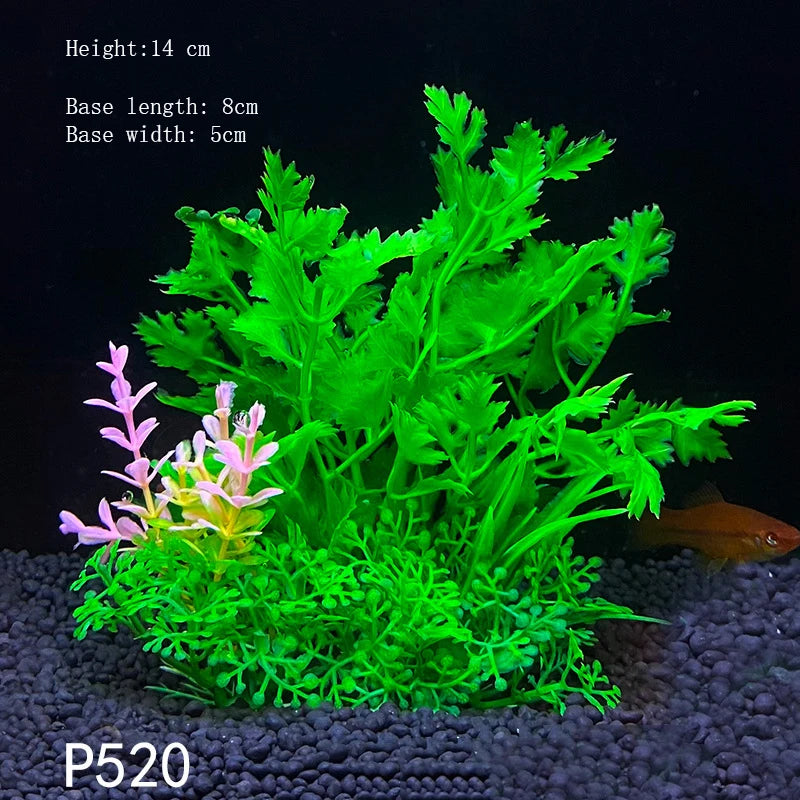 Artificial Aquarium Plants - Green Water Grass Decoration