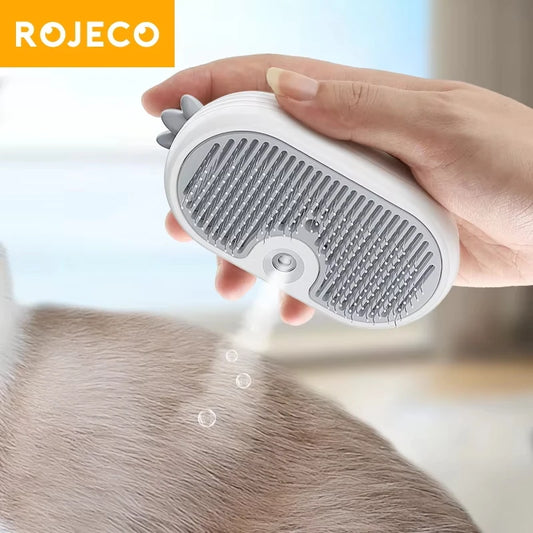 Electric Pet Hair Comb with Spray for Dogs and Cats