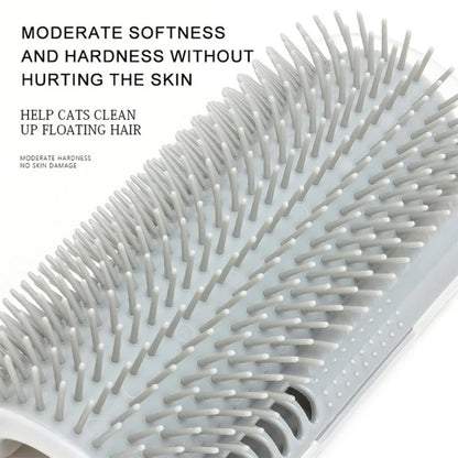 Self-Cleaning Cat Massage and Pet Hair Removal Brush