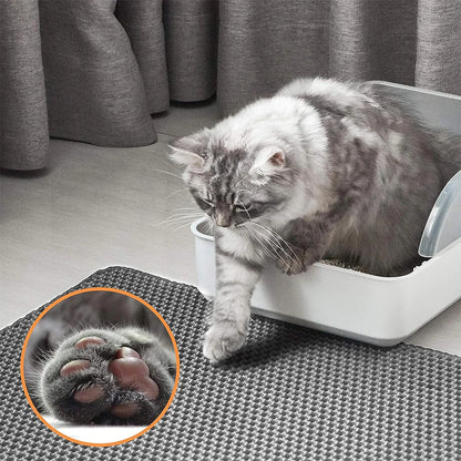 Waterproof Cat Litter Mat Non-Slip Trapping Floor Pad