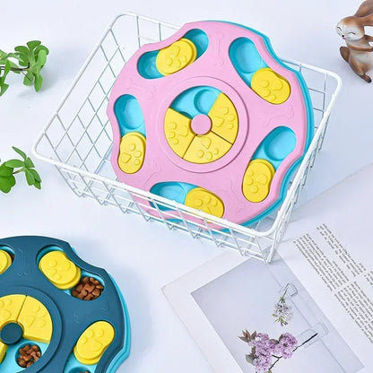 Interactive Dog Puzzle Slow Feeder Bowl for Smart Eating