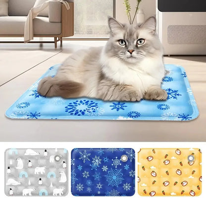 Cooling Pet Bed Mat for Cats and Dogs - Comfortable & Breathable