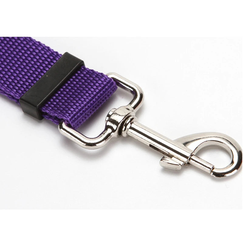 Adjustable Two-in-One Pet Car Seat Belt and Leash
