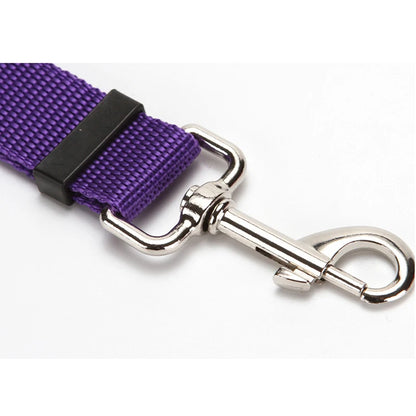 Adjustable Two-in-One Pet Car Seat Belt and Leash