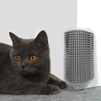 Self-Cleaning Cat Massage and Pet Hair Removal Brush