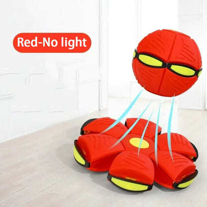 Durable Elastic Flying Saucer Ball for Dogs and Kids Outdoors