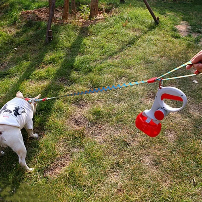 Portable Dog Poop Scooper with Bag Dispenser for Easy Cleanup