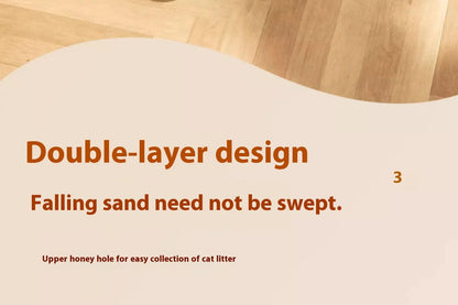 Extra Large Waterproof Cat Litter Mat - Non-Slip & Washable