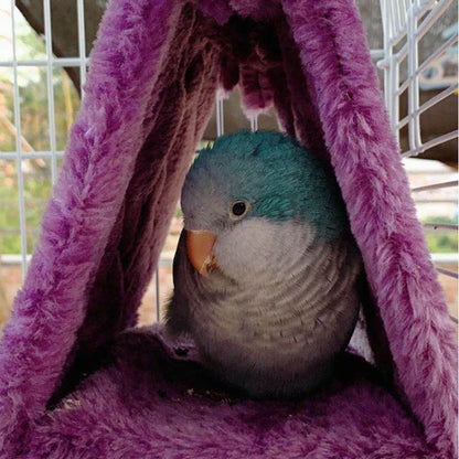 Warm Hammock Tent for Pet Birds - Cozy Sleeping Cave