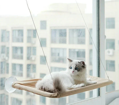 Suction Cup Cat Window Hammock - Cozy Bed Seat for Cats